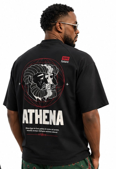 Athena Heraclitus Oversized Tee - back view