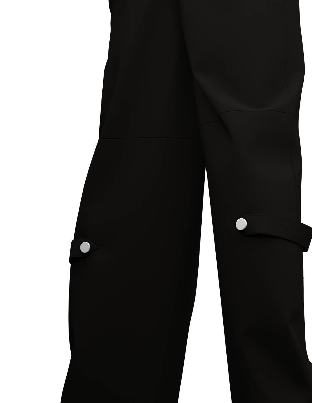 Athena Boxy Pants Black - View 2