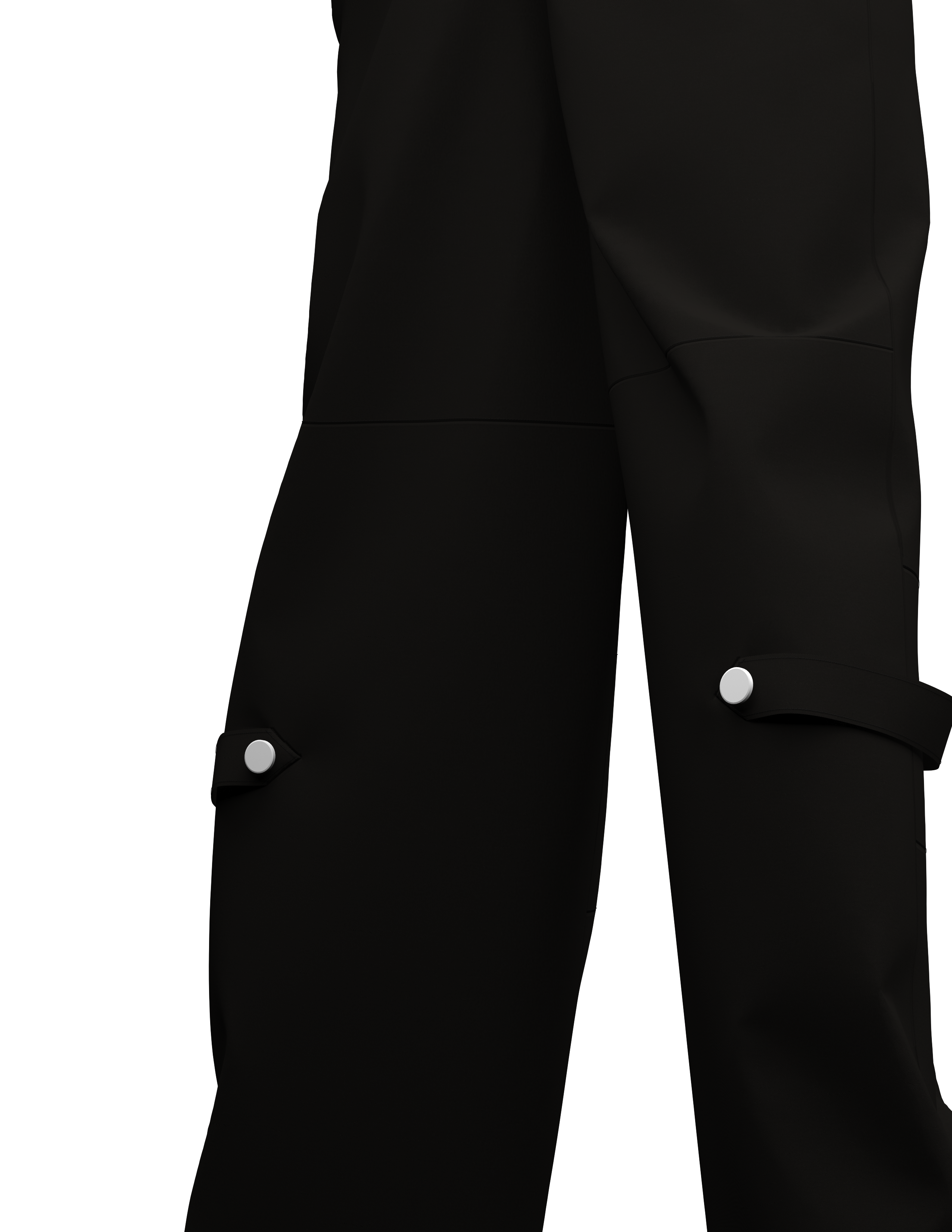 Athena Boxy Pants Black - View 2
