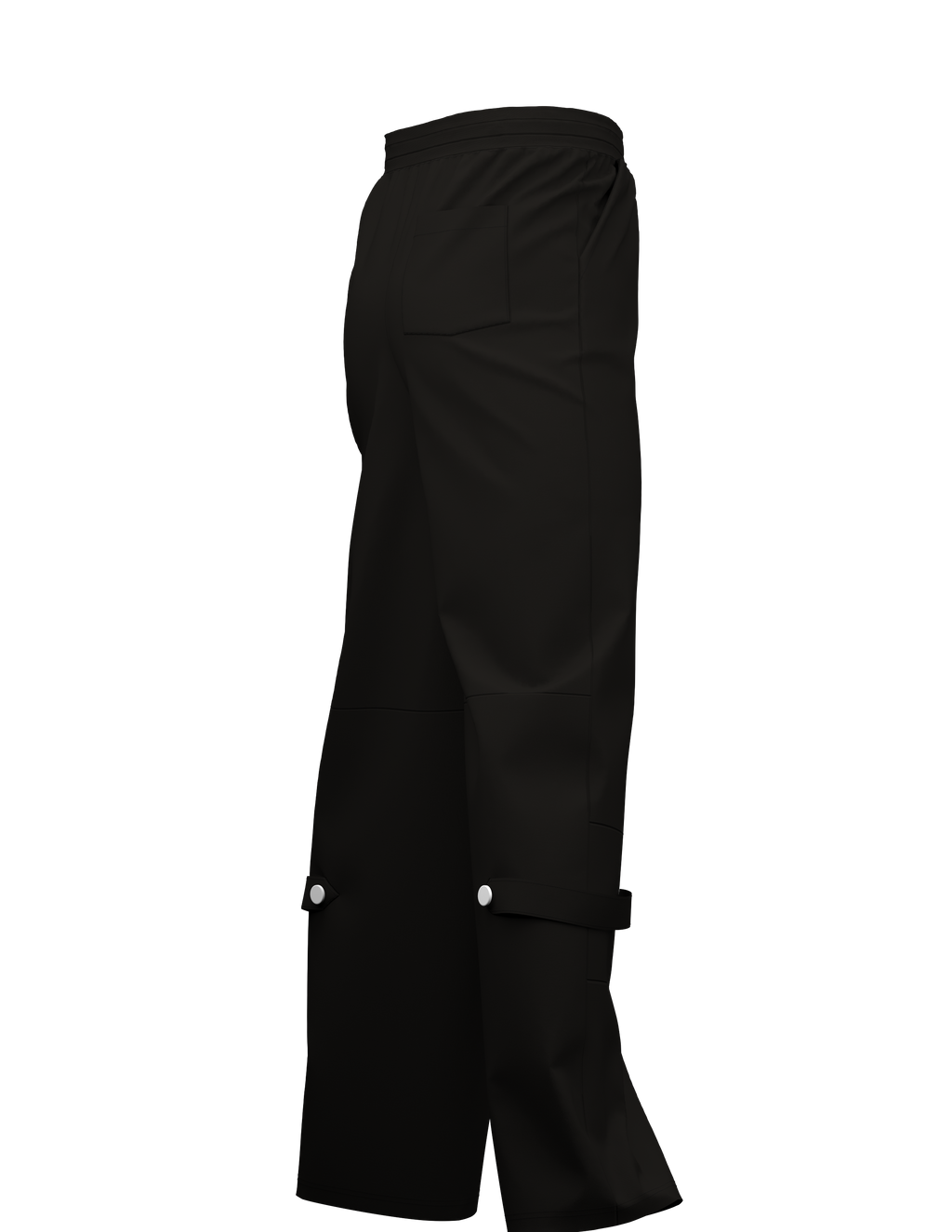 Athena Boxy Pants Black - View 4
